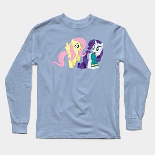 Fluttershy and Pony Tones Rarity Long Sleeve T-Shirt